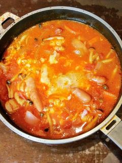 鶏としめじのトマト煮込み-レシピのメイン写真