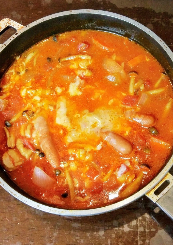 鶏としめじのトマト煮込み-レシピのメイン写真