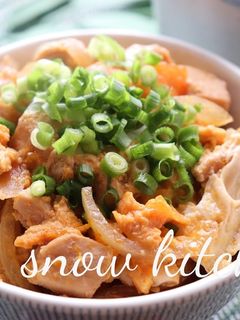 ポン酢でさっぱり親子丼-レシピのメイン写真