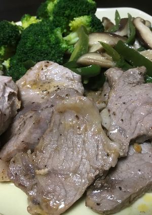 お肉の付け合わせ-レシピのメイン写真