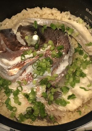 鯛あら炊き込みご飯-レシピのメイン写真