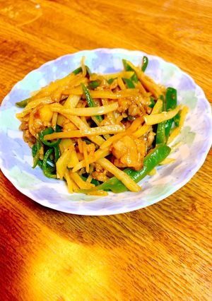 じゃがいもとピーマンの青椒肉絲-レシピのメイン写真