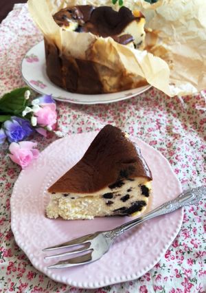 バスク風チーズケーキ♡クッキー&クリーム-レシピのメイン写真