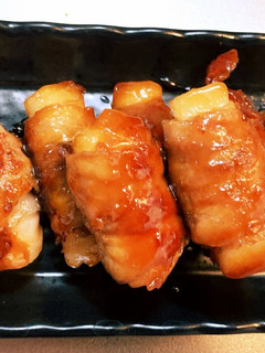 彼氏飯シリーズ★お腹満足★餅巻き豚-レシピのメイン写真