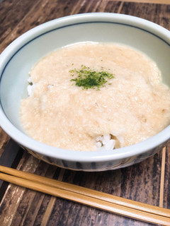 自然薯のとろろごはん。-レシピのメイン写真