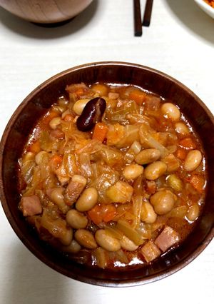 お豆たくさんミネストローネ-レシピのメイン写真