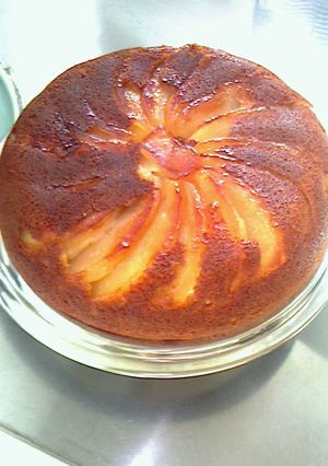 フライパンで焼こう！お手軽リンゴケーキ-レシピのメイン写真