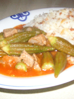 トルコ料理ーオクラと牛肉の煮込みトマト味-レシピのメイン写真