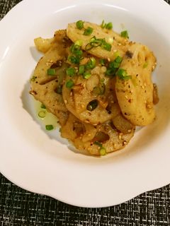 蓮根マヨ炒め-レシピのメイン写真