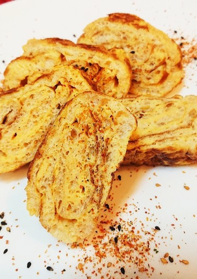 南関あげ☆のフレンチトースト風～玉子焼き-レシピのメイン写真