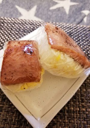 スパたまおにぎり-レシピのメイン写真