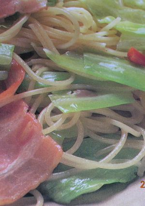 春のキャベツとベーコンのパスタ-レシピのメイン写真