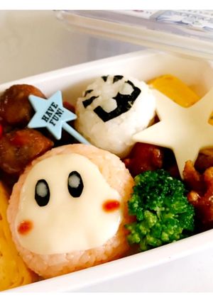 ワドルディandメタナイト〜キャラ弁〜-レシピのメイン写真