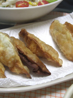 ツナと餃子の皮で♪かりっと揚げ餃子-レシピのメイン写真