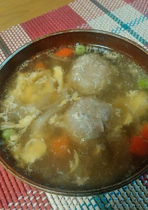温か優しい♡肉団子の卵スープ-レシピのメイン写真