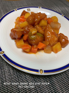 大豆ミートで!ヘルシー酢豚風♡-レシピのメイン写真