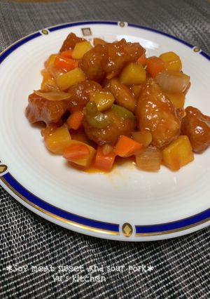大豆ミートで!ヘルシー酢豚風♡-レシピのメイン写真