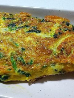 ほうれん草の玉子焼き-レシピのメイン写真