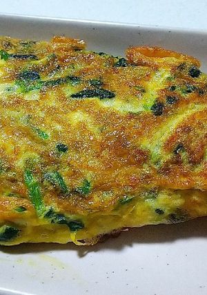 ほうれん草の玉子焼き-レシピのメイン写真