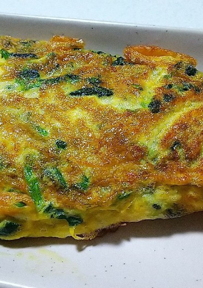 ほうれん草の玉子焼き-レシピのメイン写真