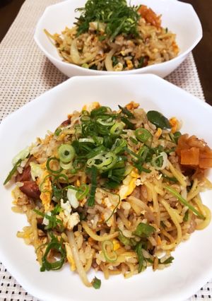 残りご飯のそばめし-レシピのメイン写真