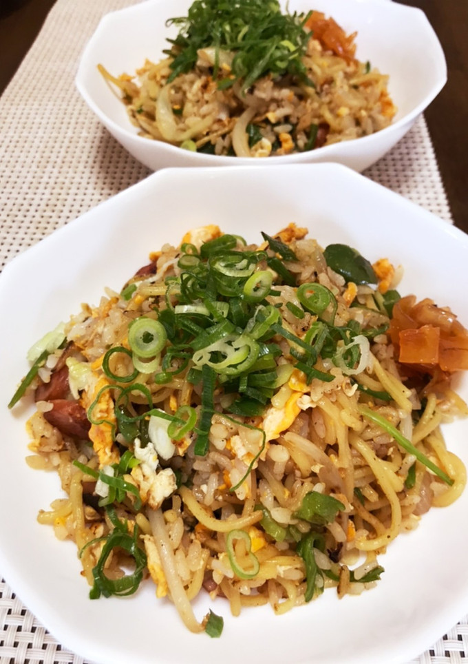 残りご飯のそばめし-レシピのメイン写真