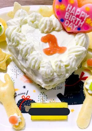 1歳バースデー○水切りヨーグルトケーキ-レシピのメイン写真