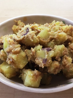 さつまいもの(味噌)胡麻和え-レシピのメイン写真