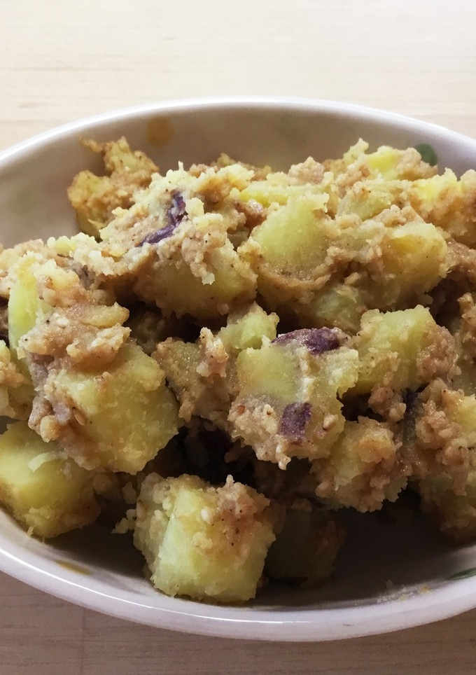 さつまいもの(味噌)胡麻和え-レシピのメイン写真