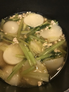 蕪のそぼろ煮-レシピのメイン写真