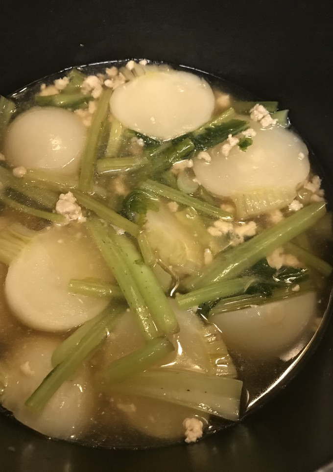 蕪のそぼろ煮-レシピのメイン写真