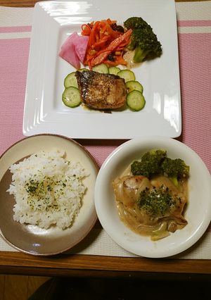 ヨウサマの減塩夕食手抜きリッチ祝日　⑦-レシピのメイン写真