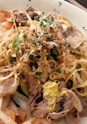 市販麺で美味しい！塩焼きそば-レシピのメイン写真