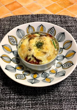 ツナ缶直焼き☆ズッキーニ&チーズでピザ風-レシピのメイン写真