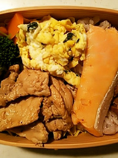 タンパク質多めのお弁当⑩生姜焼き-レシピのメイン写真