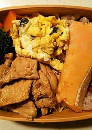 タンパク質多めのお弁当⑩生姜焼き-レシピのメイン写真