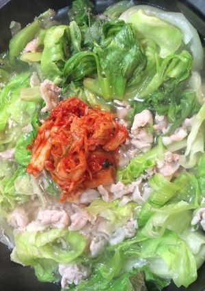 レタス鍋〜鶏ガラキムチ〜-レシピのメイン写真