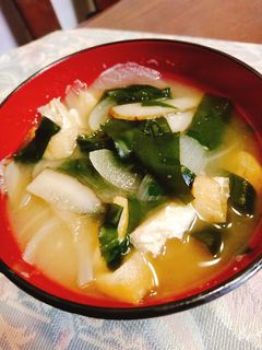 食べる味噌汁・4…玉ねぎ ゴボウ…-レシピのメイン写真