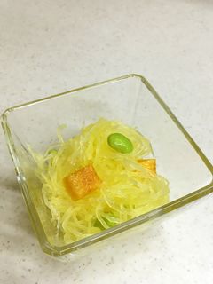 そうめんかぼちゃの酢の物♪茹で方-レシピのメイン写真