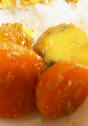 さつまいもとにんじんのみそバター煮-レシピのメイン写真