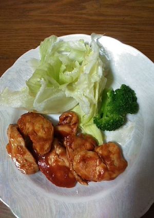 鶏胸肉のケチャップ炒め-レシピのメイン写真
