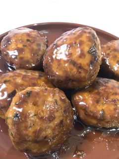 お弁当に★大葉入り★タレ鶏つくね!-レシピのメイン写真