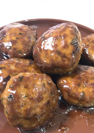 お弁当に★大葉入り★タレ鶏つくね！-レシピのメイン写真