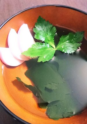お一人様の お吸い物-レシピのメイン写真