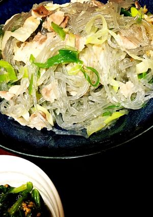 シンプルうまい！塩にんにくチャプチェ-レシピのメイン写真