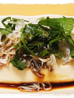 おつまみ☆しらす大葉冷奴-レシピのメイン写真