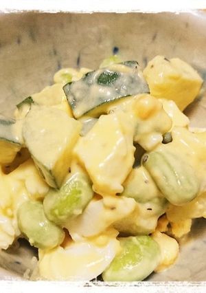 枝豆ときゅうりの卵サラダ-レシピのメイン写真