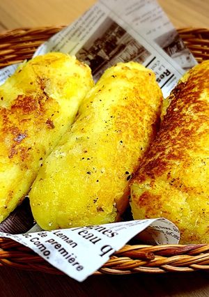 甘じょっぱい☆チーズINスイートポテト-レシピのメイン写真