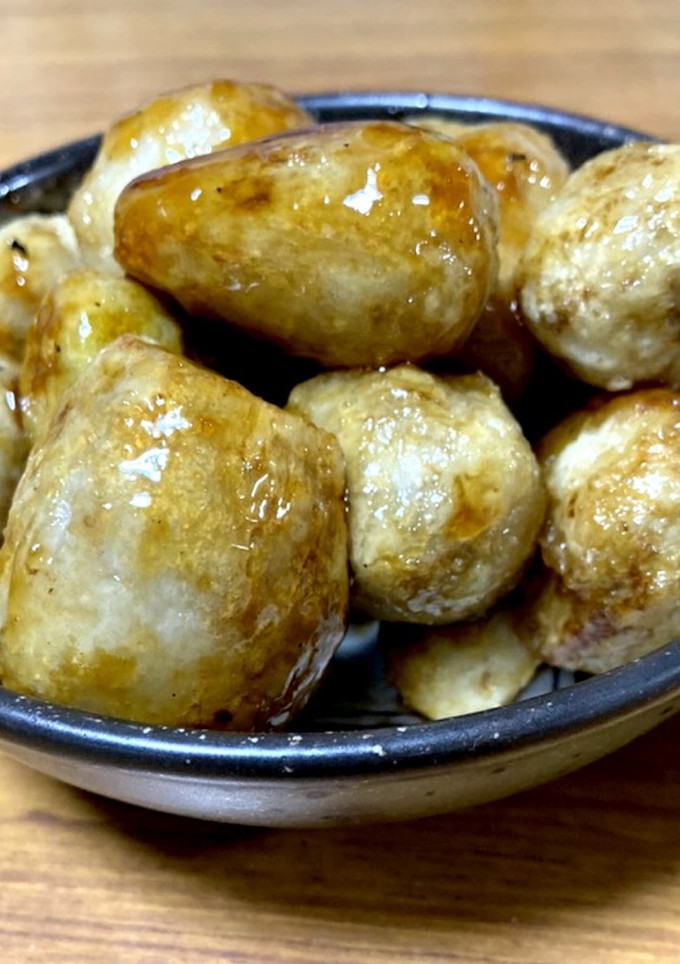 二子の里芋で揚げ煮-レシピのメイン写真