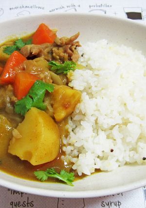 カレーライス　香菜入り-レシピのメイン写真